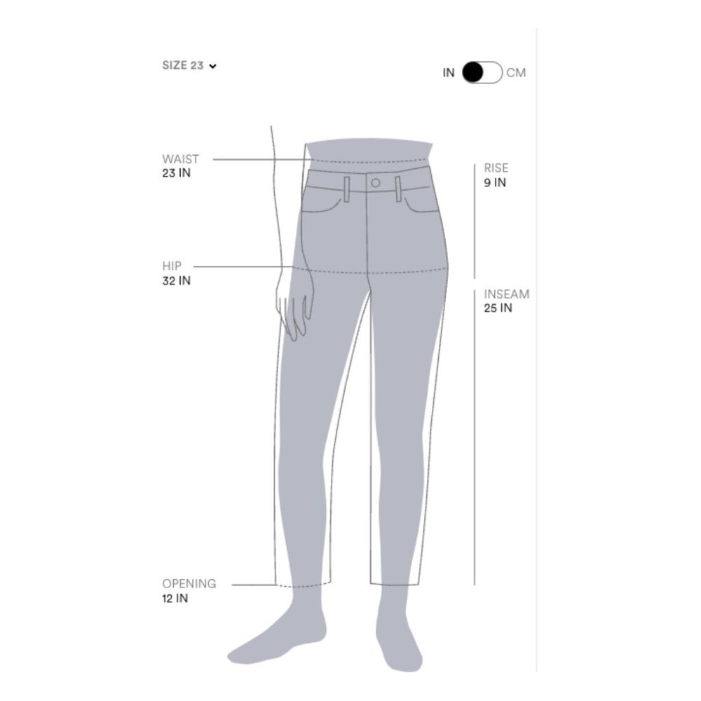 Frame Le Garcon Crop in Covant size 23 - Picture 6 of 7